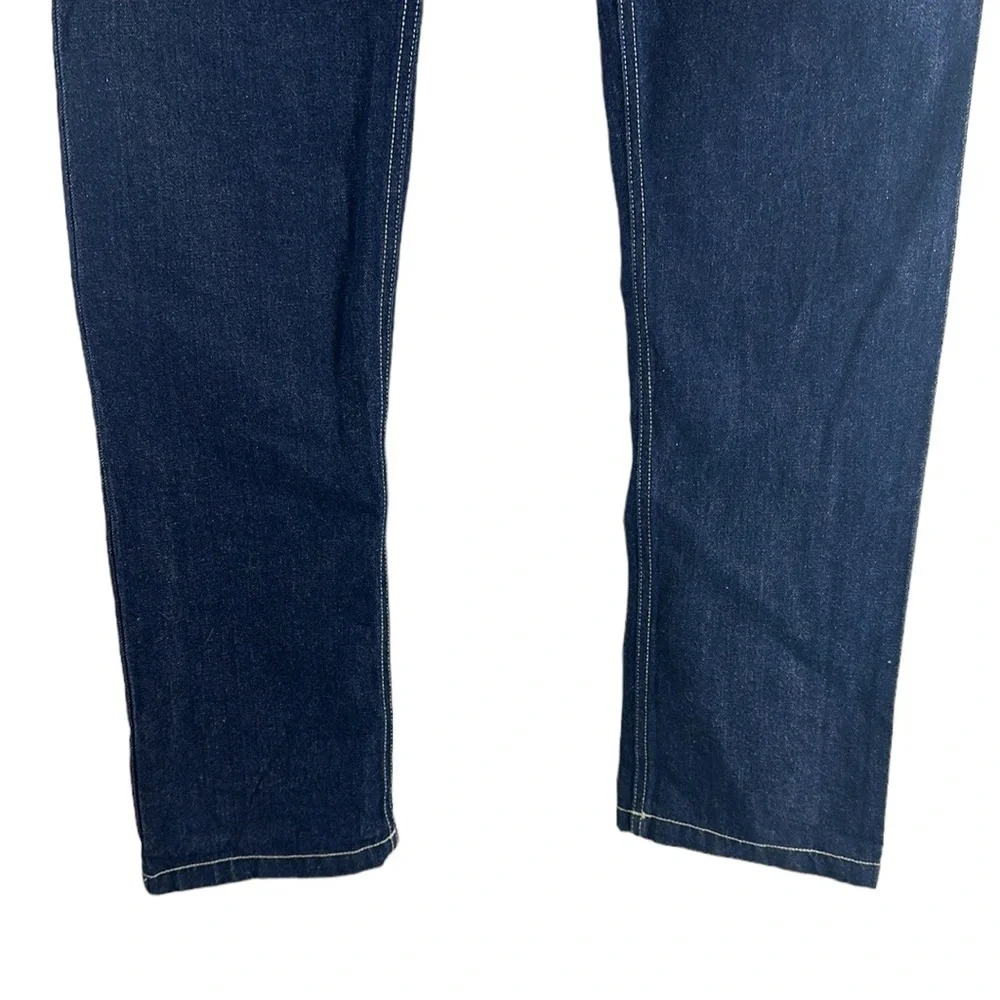 Western Welder jeans dark blue side pockets workwear work jeans sz 28 x 34